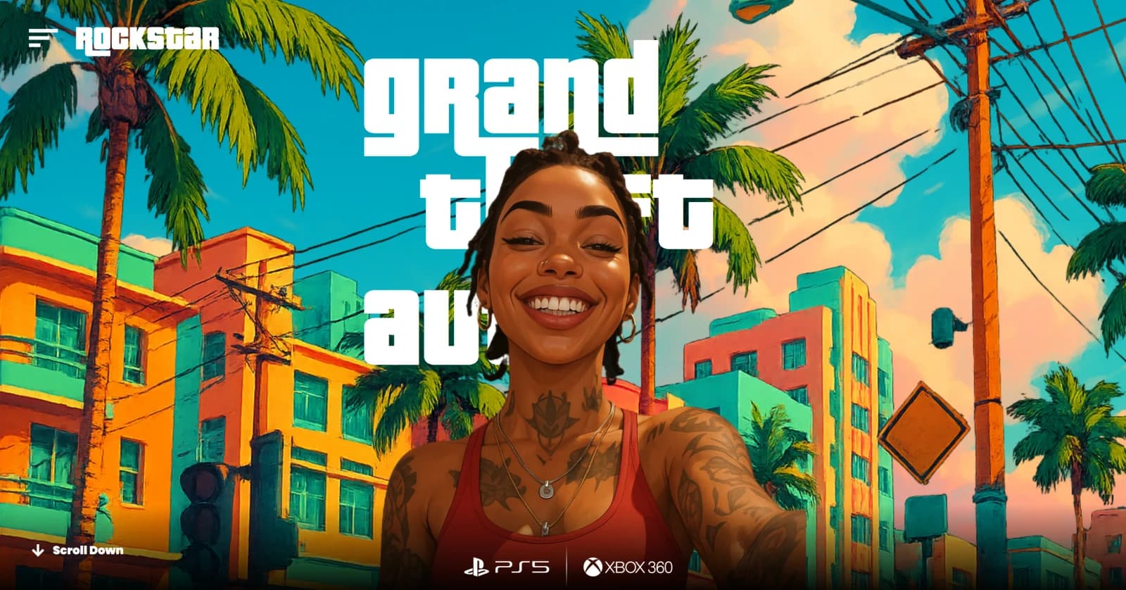 GTA VI — Landing Page